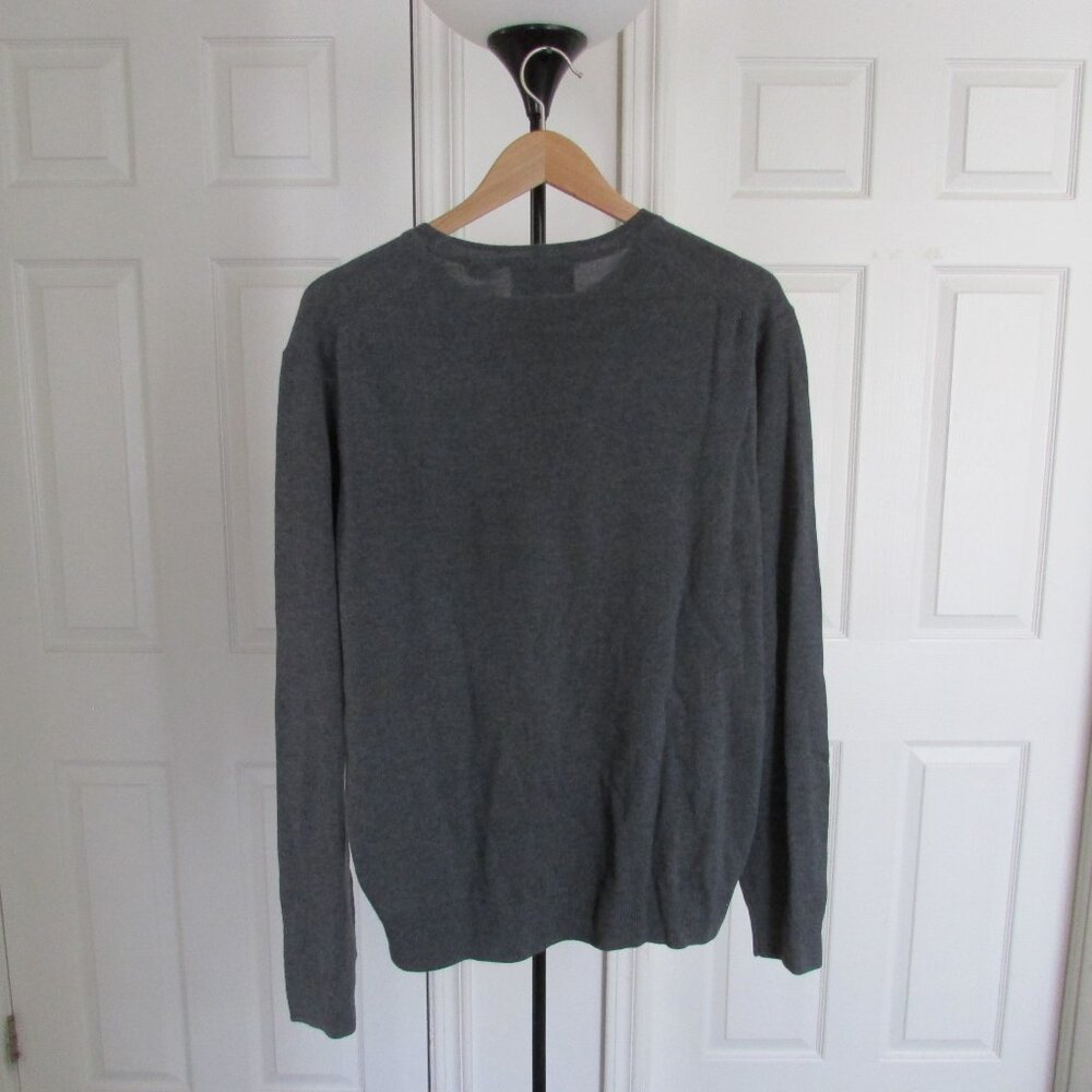 Black Brown 1826 Gray Crewneck Sweater - Picture 2 of 14